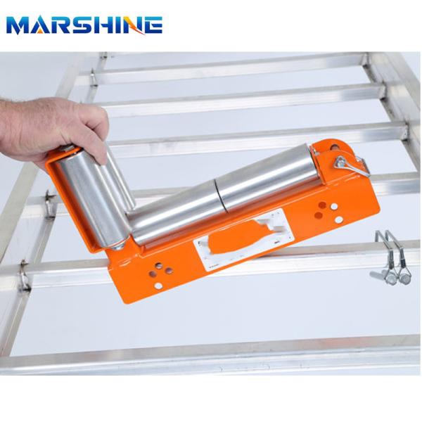 Steel Wheel Corner Ground Roller Assembly For Heavy Duty Cabling