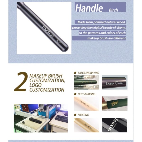 Pure Wool Precision Setting Brush, OEM/ODM Services Available-Product Code: Y07