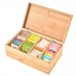 total bamboo material box tea custom tea box for high quality and factory price