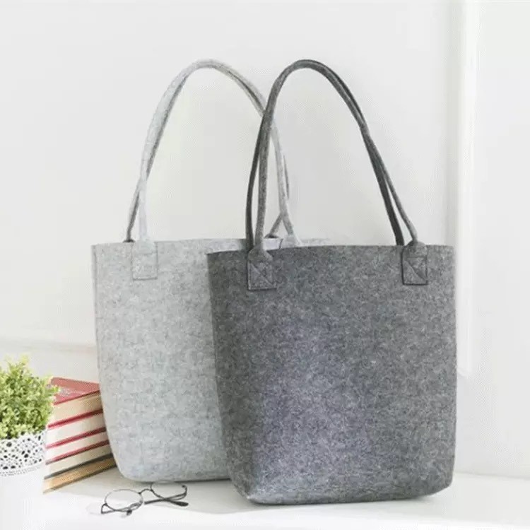 Buy cheap Free Sample Lowest MOQ High Quality Big Tote Bag Shopping Felt Handbags. size is from wholesalers