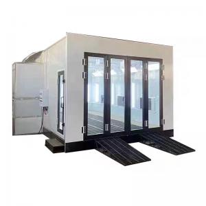  8.9m Luxury Furniture Paint Booth Car Oven Spray Booth With Infrared Heating Lamps Manufactures