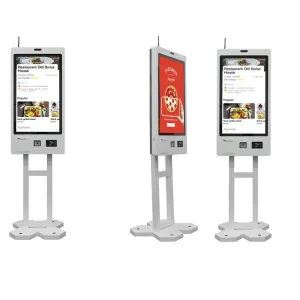  Self Service Ticket Printing Kiosk With Optional QR Code And RFID Support Manufactures