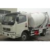 3 M3 Capacity Small Concrete Truck , Dongfeng 4X2 Concrete Cement Mixer Truck for sale