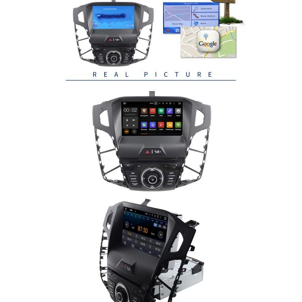 8 Inch Touch Screen Ford Car DVD Player RDS DAB Stereo Bluetooth - Enabled