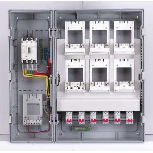 6 Way Polycarbonate Meter Box Nice Appearance / PC Single Phase Energy Meter Box