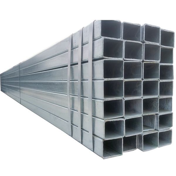 Quality Galvanized Square and Rectangular Steel Pipe with Slightly Oiled Section Shape in Customized Size for sale