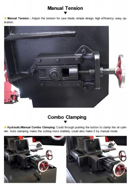 GB4240 Horizontal Dual Column Metal Cutting Band Sawing Machine Manual Bandsaw