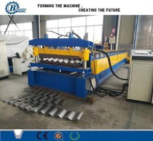  Hydraulic Corrugated Steel Roll Forming Machine With Cutting System Manufactures