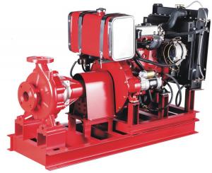  Cast Iron High pressure 50kw Diesel Engine water pump for fire fighting Single stage Stainless Manufactures
