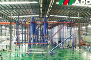  Professional hot sell   powder coating line Manufactures