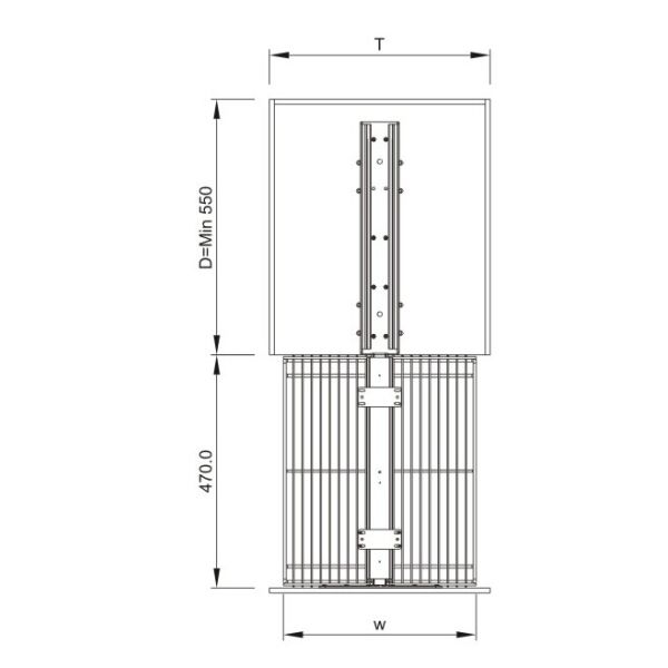 B027 Larder units:Tall unit Basket
