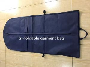  Polyester Non Woven Suit Garment Bag , Tri Fold Garment Bag For Travel Manufactures