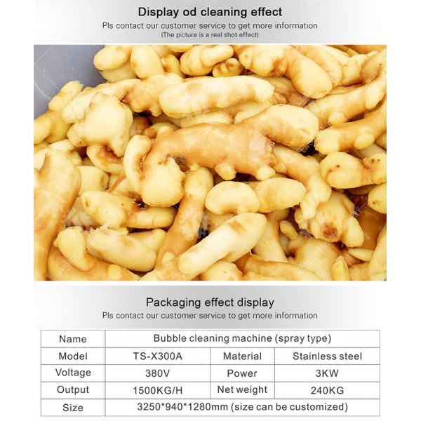Leaves Vegetables Onions Leafy vegetables Cabbage varieties Herbs Fruiting vegetables Washing Cleaning processing production Bubble cleaningmachine