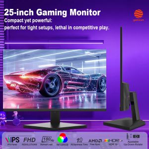  25-Inch Widescreen Gaming Monitor: 1920*10801K IPS Panel 180Hz High Refresh Rate with Motion Blur Reduction (Smooth Visuals for Fast-Paced Games) Manufactures