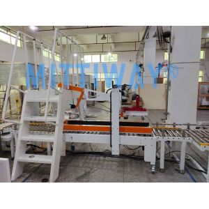 PLC Control Carton Closing Machine Automated Case Sealer Machine