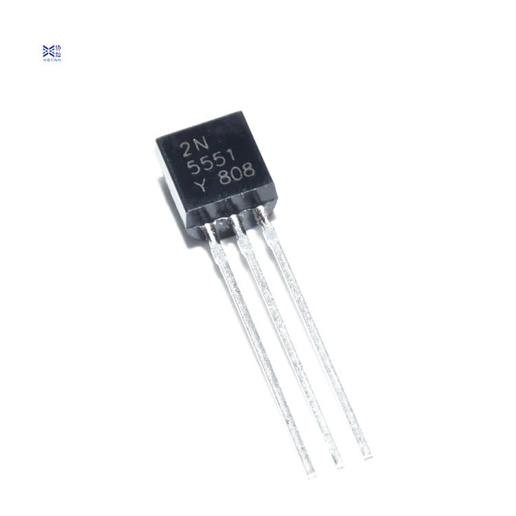  2N5551 TO-92 Single Bipolar Direct Inserted Power Transistor 160V/0.6A Electronic Transistor Manufactures