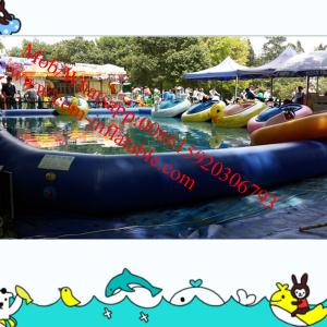 China inflatable water slide pool inflatable bumper cars water pool on sale