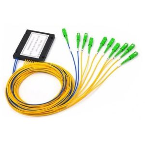 FTTX Network ABS Box PLC Fiber Optic Splitter with SC LC FC ST APC UPC PC