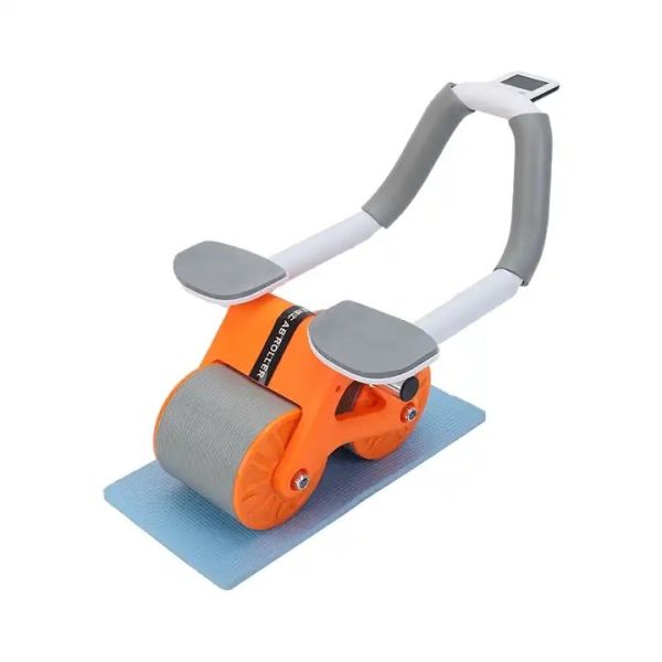 Quality New Roller With Elbow Support Abdominal Exercise Roller Wheel For Core Trainer Automatic Rebound Ab Wheel Roller for sale