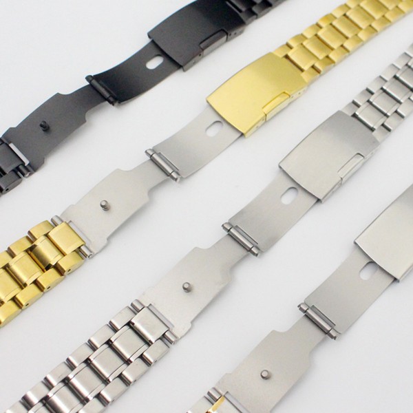 PVD Metal Solid Gold Watch Bands