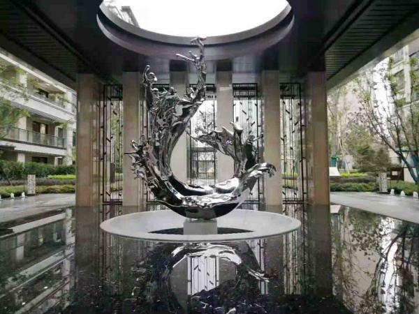 Quality ODM Mirror Polished Stainless Steel Abstract Ornaments for sale