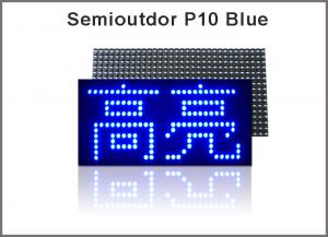  Semioutdoor/Indoor P10 LED display modules red green blue yellow white display panel light message board Manufactures
