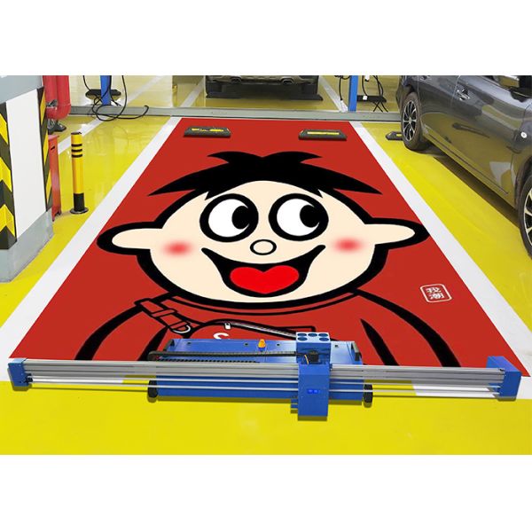 Underground Garage 3D Wall Inkjet Printer Video Micro Piezoelectric CCC