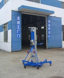  Portable Material Lift with manual winch Manufactures