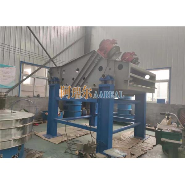 1500*3000mm Rectangular Linear Vibrating Screen For Sugar Stainless Steel