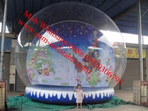  christmas photo snow globe outdoor snow globe inflatable decorations Manufactures