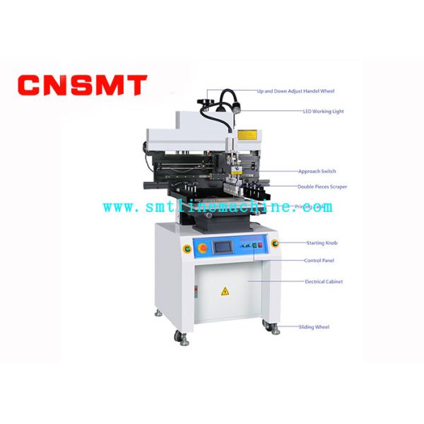  Durable SMT Line Machine CNSMT-S398 High Precise Semi - Auto PCB Printing Machine Manufactures