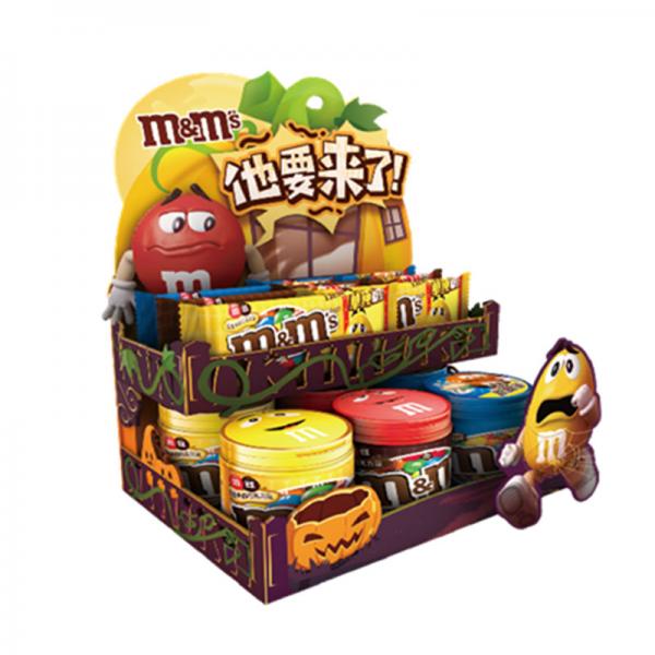 Quality Halloween Chocolate Counter Display , Retail Cardboard Display Racks For Candy for sale