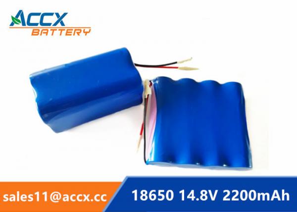 14.8V 2200mAh 4S1P 18650 battery pack 2.2Ah rechargeable battery 1C-10C discharge