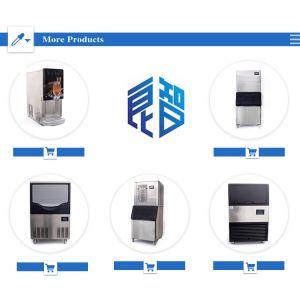 220V Fully Cylindrical Ice Machine 28kg 24Hours LZ-60 with and Embraco