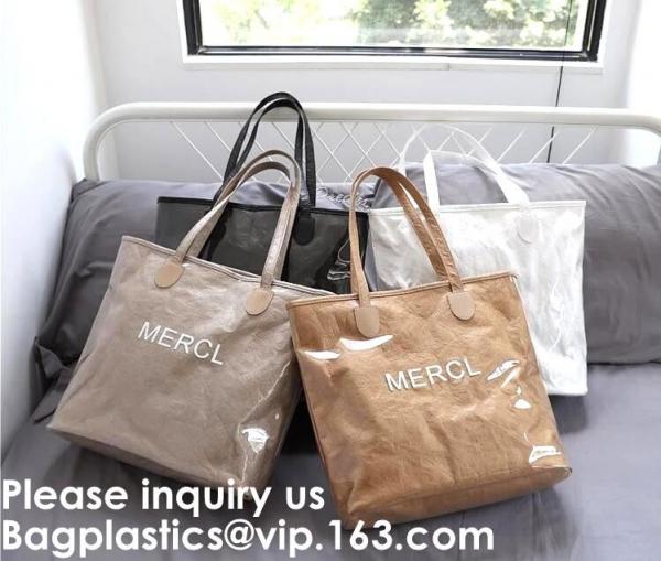 Designer Handbag Tote Pouch Set Shopping Tyvek Lunch Bags Packs,Tyvek Non Woven Bags For Shopping Tyvek Shopping Bag
