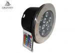9W Pathway Driveway Garden IP67 LED Underground Light RGB With Remote Controller