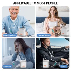 Mini Rechargeable O2 Portable Continuous Conveyo Compact Portable Oxygen