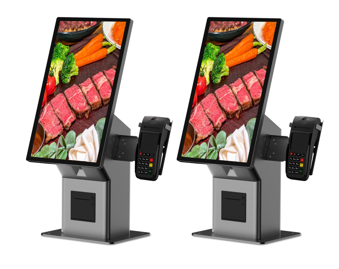  Smart LCD Self-Service Kiosk with 2K LCD Screen and 27&quot; or 43&quot; Floor-Standing HD LED Display Manufactures