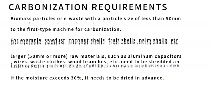 7CBM Capacity Continuous Charcoal Powder Making Machine for Peanut Shell Carbonization