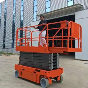  Self Propelled Electric Aerial Work Platform Boom Lift 13.8m Working Height Manufactures