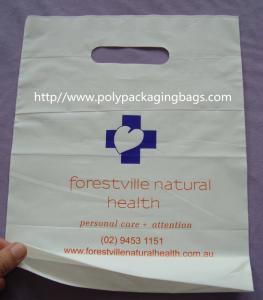  Custom White Degradable Plastic Bags Die Cut For Car Tidy / Rubbish Manufactures