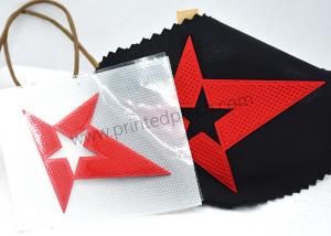  Heat Press 2D 3D Iron On Adhesive Patches Red Hollow Star Shape Manufactures
