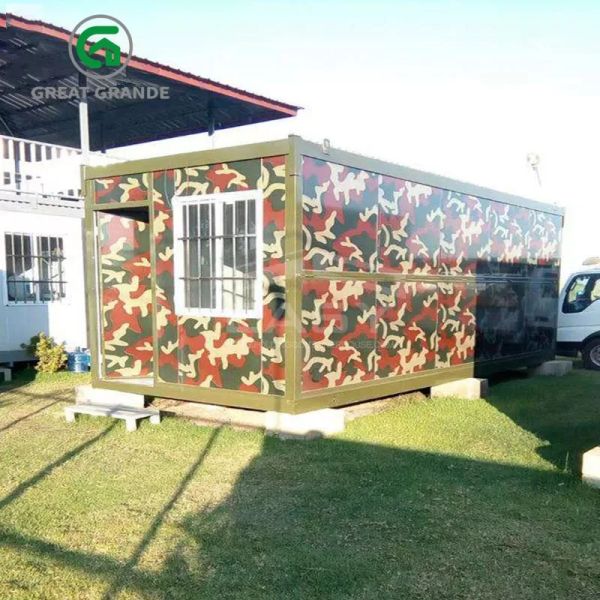 Temporary Housing Prefab Foldable Container Homes Shockproof ODM