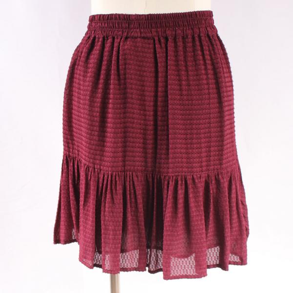 Quality Stretchable Waistline Viscose Jacquard Mini Skirt for sale