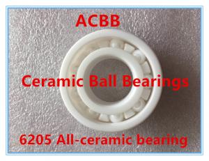  Corrosion Resistance Ceramic Ball Bearings 6205 Manufactures