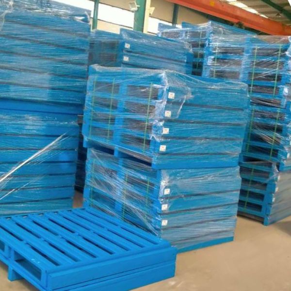 Heavy Duty Load Stackable Steel Pallets Galvanized Pallet For Logistics And Warehousing
