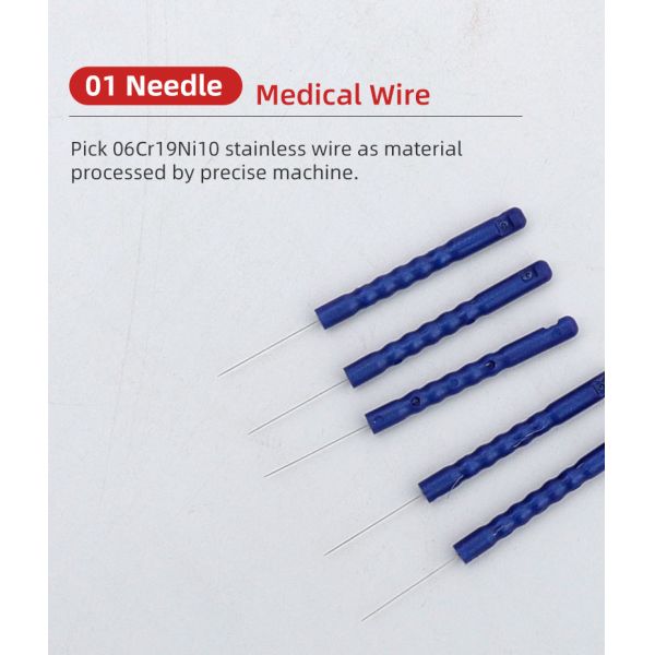 Custom Made Superfine 0.10mm Disposable Acupuncture Needles