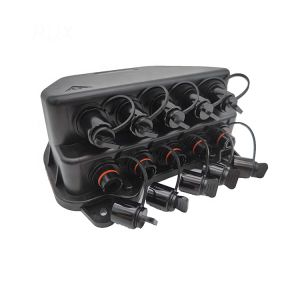  10 Ports Fiber Optic Terminal Box with ABS+PC Material and OptiTap Mini SC Connector for FTTx Networks Manufactures