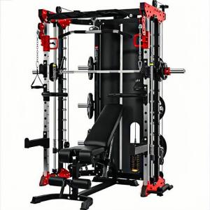 China Selectorized Cable Crossover Smith Machine Home Gym with Weight Stack on sale China Selectorized Cable Crossover Smith Machine Home Gym with Weight Stack on sale