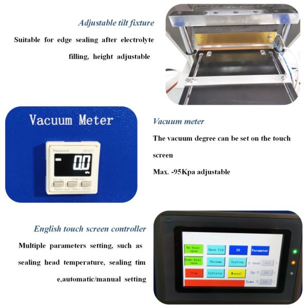 Automatic Pouch Cell Assembly Vacuum Sealing Machine For Battery Making